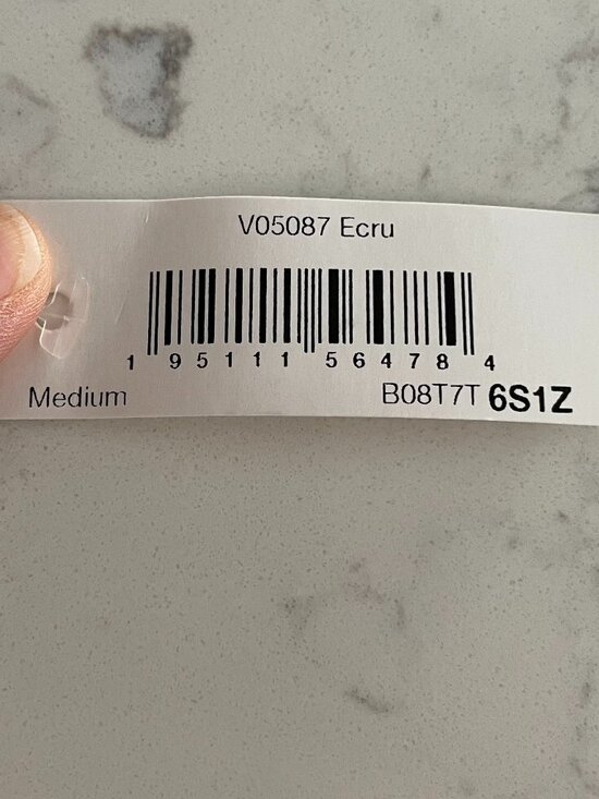 Amazon Essentials Casual Lg Slv V Neck Lightweight Knit Sweater Ecru Sz M NWT - Picture 11 of 13